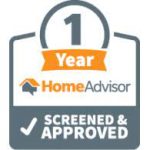 1 year home advisor screen and approved badge
